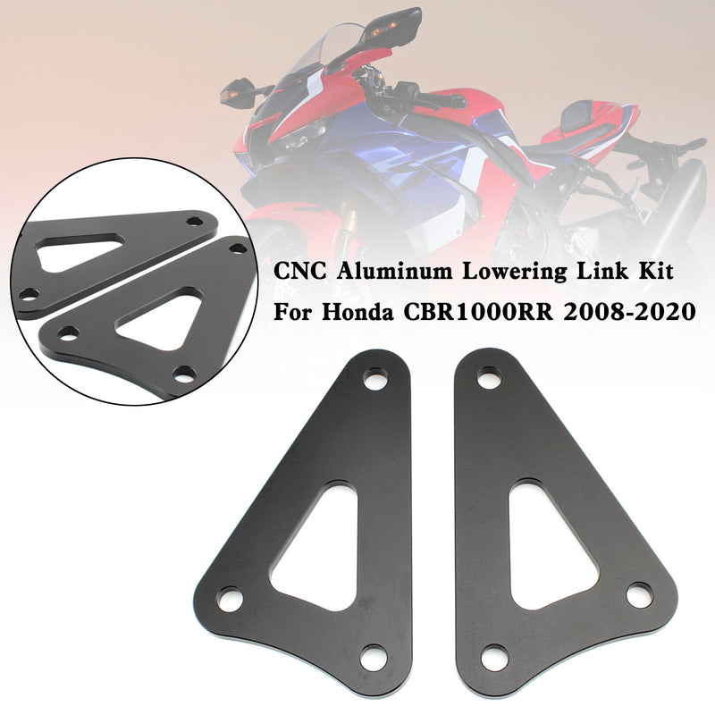 Kit de enlace de descenso de aluminio CNC para Honda CBR1000RR 2008-2020, 40 mm