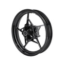 Aro da roda dianteira preto brilhante adequado para Kawasaki EX 400 G Ninja 400 / ABS / Z 400 2018 2019 2020 2021 2022 2023
