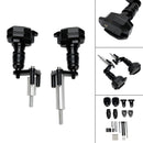 Kawasaki Ninja 400 Z400 2018-2023 Crash Bobbin Protector Slider Aluminium Schwarz