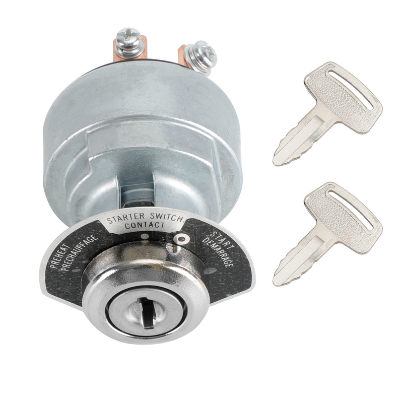Interruptor de ignição com 2 chaves 1E013-63590, adequado para cortador de gafanhotos Kubota 183827