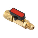 3 stk lige kugleventiler 1/4" SAE kølemiddel HVAC A/C Tech Håndværktøj til R410A