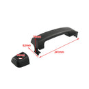 2x černá venkovní klika dveří 69210-0c010 pro Toyota FJ Cruiser 07-14/Tundra 07