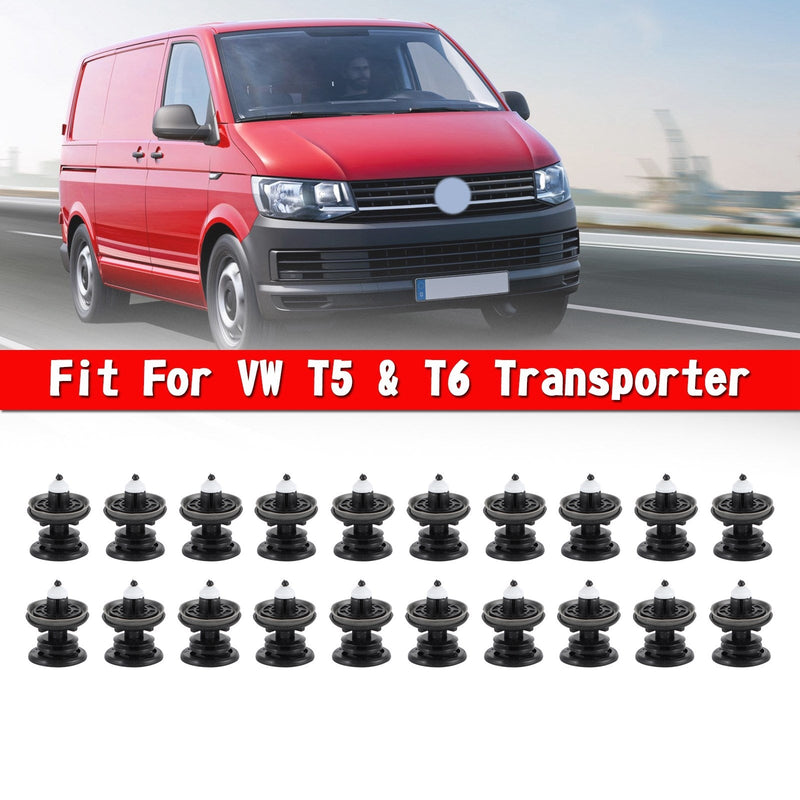 20X sisäverhoiluklipsi 7L6868243 VW T5 Transporter 2003 Audi Genericiin