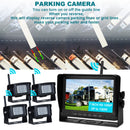 Cámara de visión trasera inalámbrica AHD 1080P con pantalla de 7" para remolque de camión