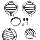 Led Cover Spot Light Guard Protector Grill Schwarz für Cfmoto 800 Mt 2021-2022 Generic