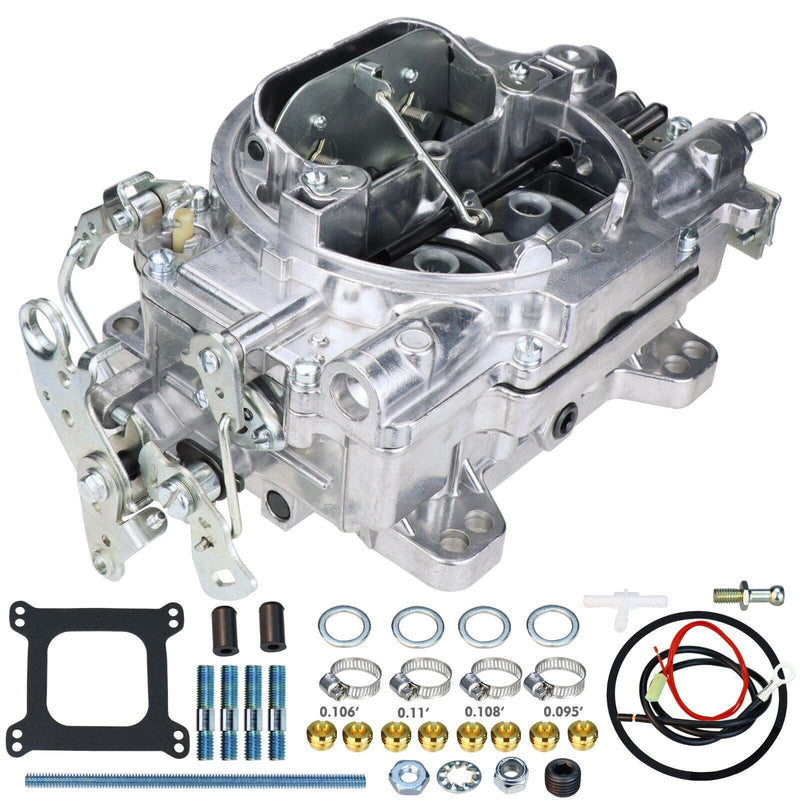 Carburador de 4 cilindros Performer choke manual 600 CFM com junta para Edelbrock 1405