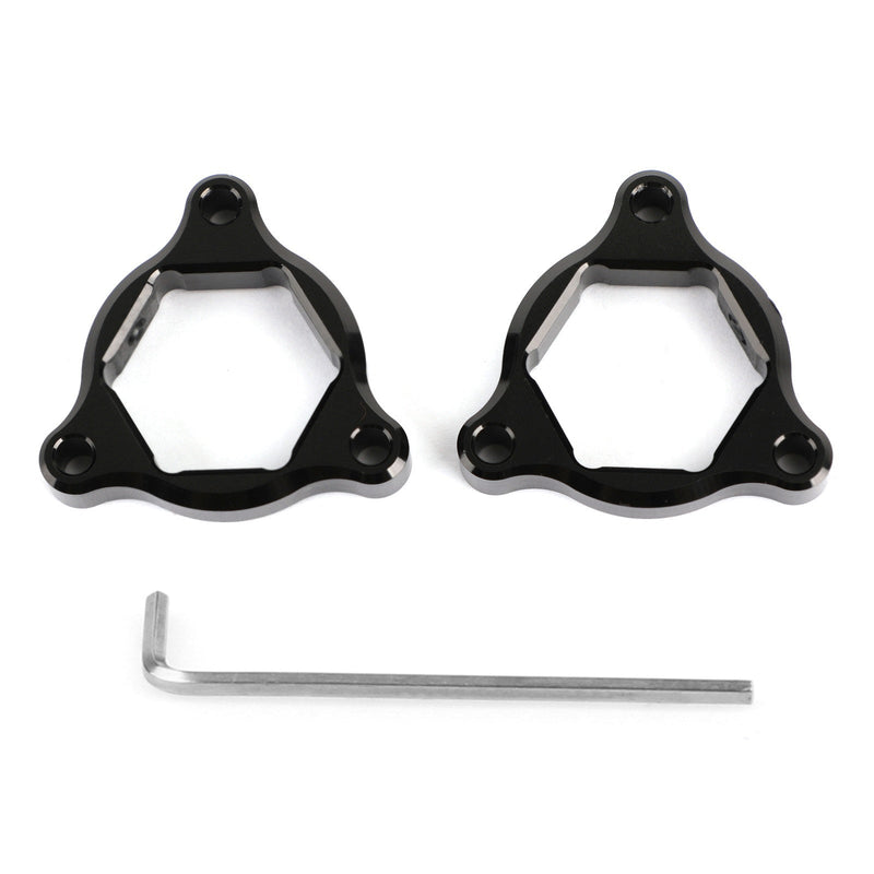 Gaffelförapplikator svart 22 mm passar för Kawasaki Z1000 03-06 ZX636 Ninja 650R