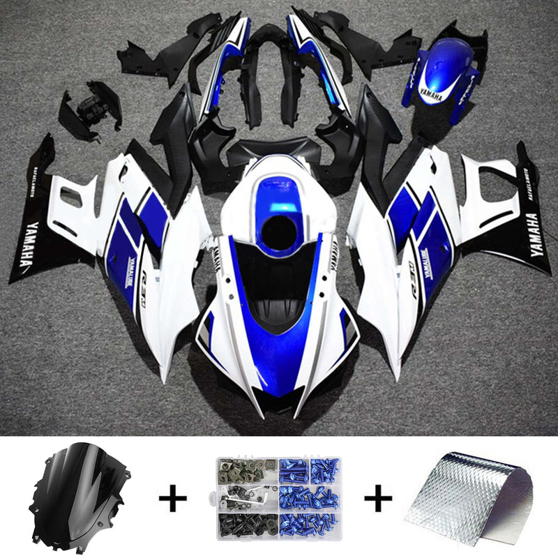 Kit de carenagem Amotopart Yamaha YZF-R3 R25 2022-2023 corpo plástico ABS