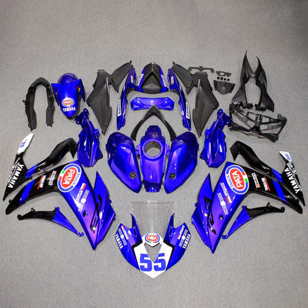 Kit de carenagem para Yamaha YZF-R3 2014-2018 R25 2015-2017 Genérico