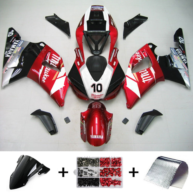 Kåpesett for Yamaha YZF 1000 R1 1998-1999 Generisk