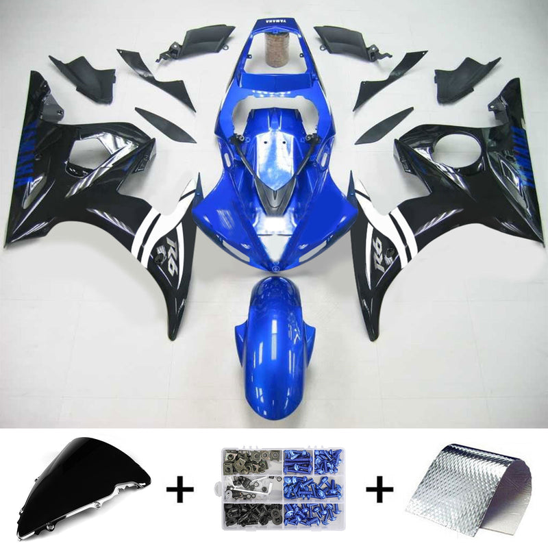 Kåpesett for Yamaha YZF 600 R6 2005 Generisk