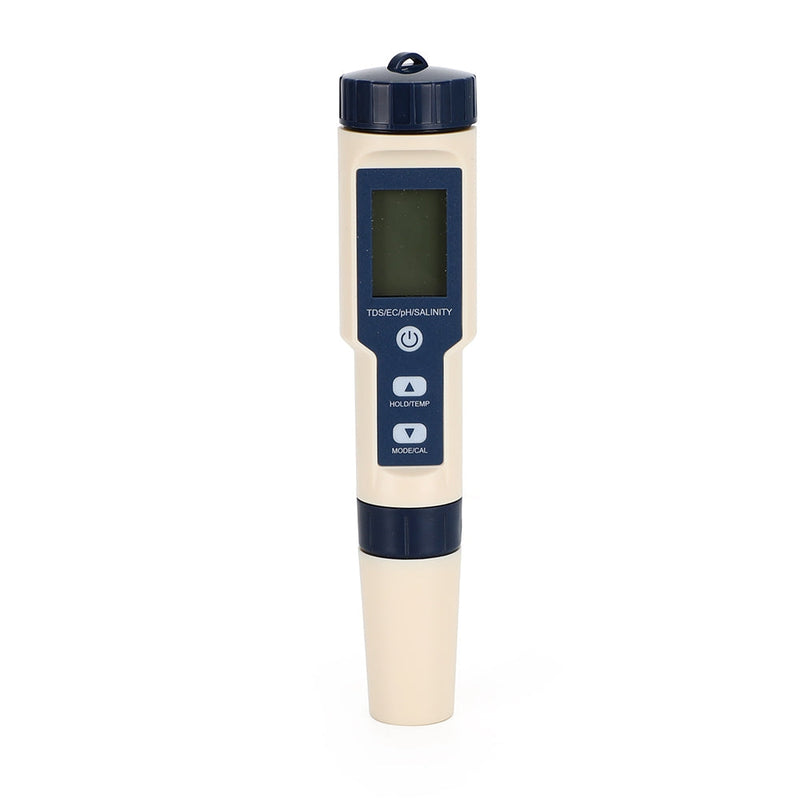 5in1 PH/TDS/EC/Salzgehalt/Temperatur Digital Water Quality Tester Meter Test Tool