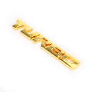 Metall 3D Turbo Logo Auto Emblem Abzeichen Aufkleber Kofferraum Stoßstange Aufkleber Silber generisch