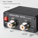 1,8 MHz-54 MHz Stehwellenmessgerät 240 * 240 Vollfarb-LCD-Display Leistungsmesser