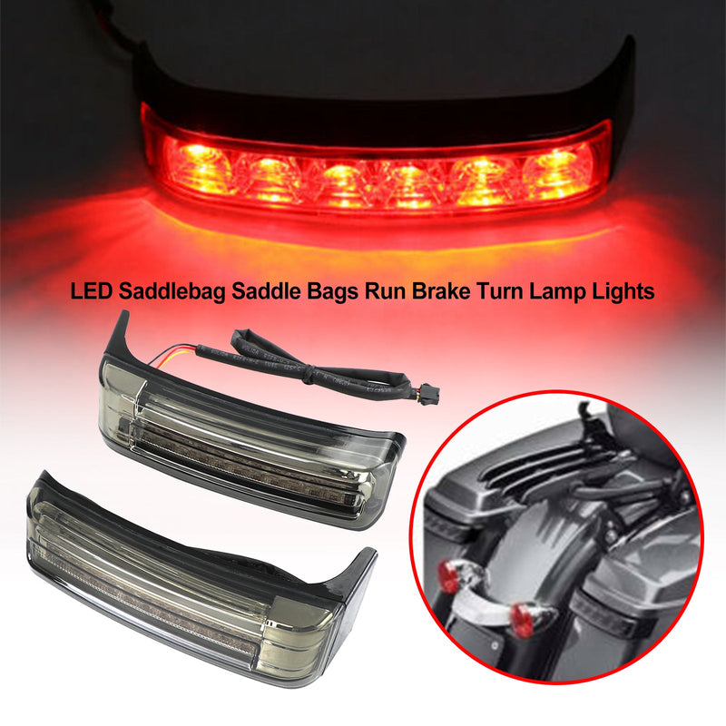 LED-Satteltaschen-Satteltaschen Run Brake Turn Lamp Lights For Touring 2014-2021 Generic