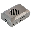 Caja protectora Silver Shadow Shell Raspberry pi5, material ABS, control de velocidad, ventilador