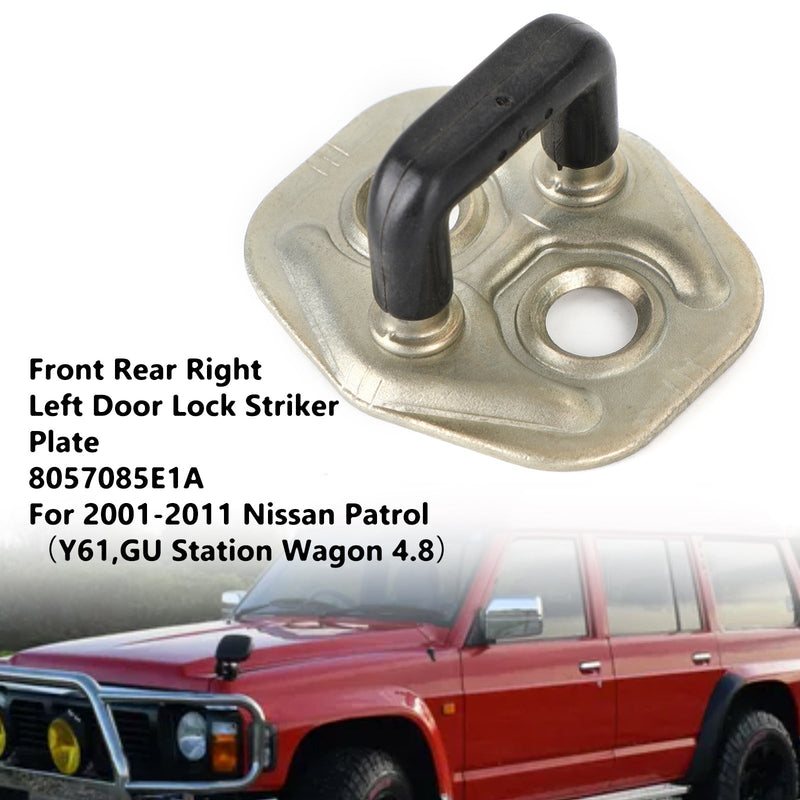 Foran bak venstre dørlås stikkplate for Nissan Patrol Gu Y61 2001-2011