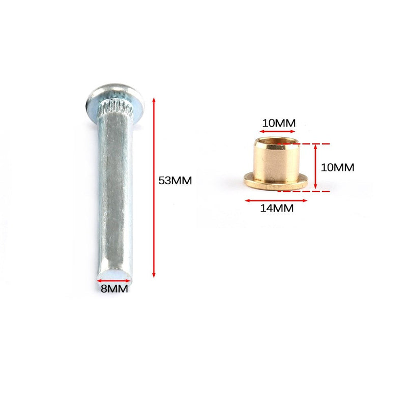 Zestaw sworznia zawiasy drzwiowej do Nissan Frontier Navara D22 Truck Pickup 1997-2005 Generic