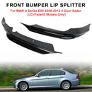 BMW 3-serie E90 2008-2012 LCI PP frontkofanger Lip Splitter Spoiler