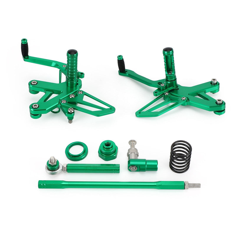 Fotstödssystem justerbar fotstödsdyna lämplig för Kawasaki ZX25R Ninja ZX-25R 2020-2021 Generic