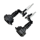 Kawasaki Ninja 400 Z400 2018-2023 Crash Bobbin Protector Slider Aluminium Schwarz