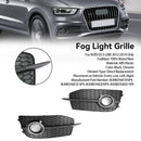 Audi Q3 S-Line 2012-2014 2PCS Stoßstange Nebelscheinwerfer Grillgitter 8U0807681DSP9