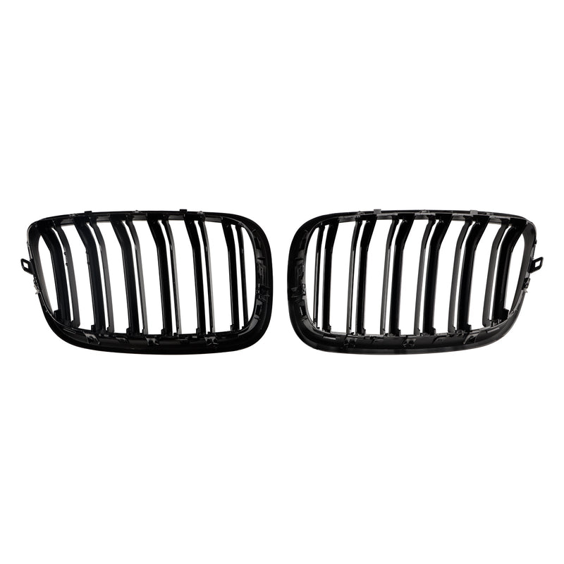 BMW X5 E70 2007-2013 Frontstøtfanger Nyregitter Blank Svart