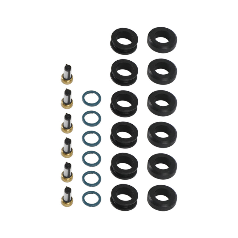 6 STK drivstoffinjektorpakning O-ringsett MD164888 egnet for Mitsubishi 3000GT INP-014