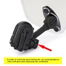 Motorsykkel Justerbar Clip On Windshield Extension Spoiler Vindavviser