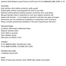 Tapa protectora de radiador negra para BMW R1200RS R1250RS R1200R 15-20 Negro