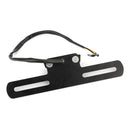 Universelle Motorrad -Kennzeichen -Plattenhalterung mit Licht