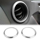 2 STÜCKE Auto Aluminium Air Outlet Trim Cover Aufkleber Passend für BRZ Toyota 86 Generic