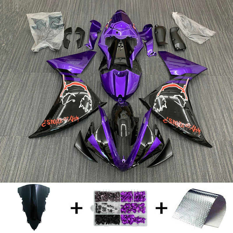 Amotopart Yamaha YZF 1000 R1 2009–2011 Verkleidungsset, Karosserie, Kunststoff, ABS