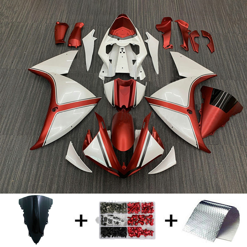 Kit de carenagem Amotopart Yamaha YZF 1000 R1 2009-2011 corpo plástico ABS