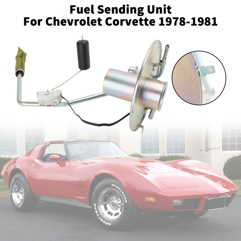 Chevrolet Corvette 1978-1981 Unidade de envio de combustível do tanque de gasolina 3/8 Alimentação AM-39086513