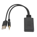 Adaptador receptor Bluetooth5.0 USB 3,5mm Jack estéreo CD Audio para altavoz auxiliar de coche