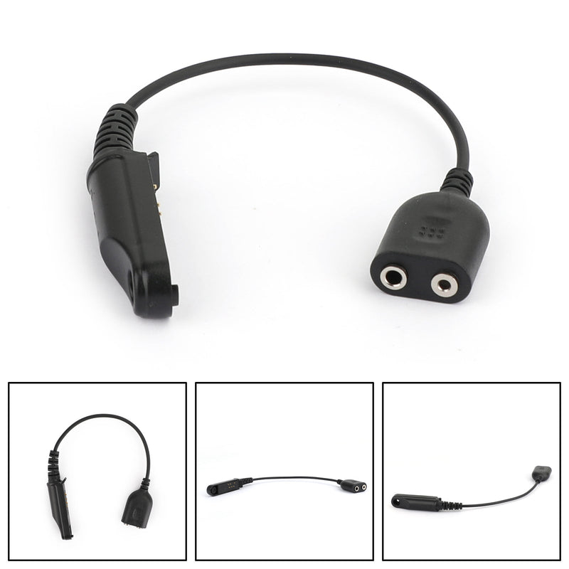 Walkie Talkie K 2-poliger Headset-Port-Konverter, passend für Baofeng UV9R BF-9700 BF-A58