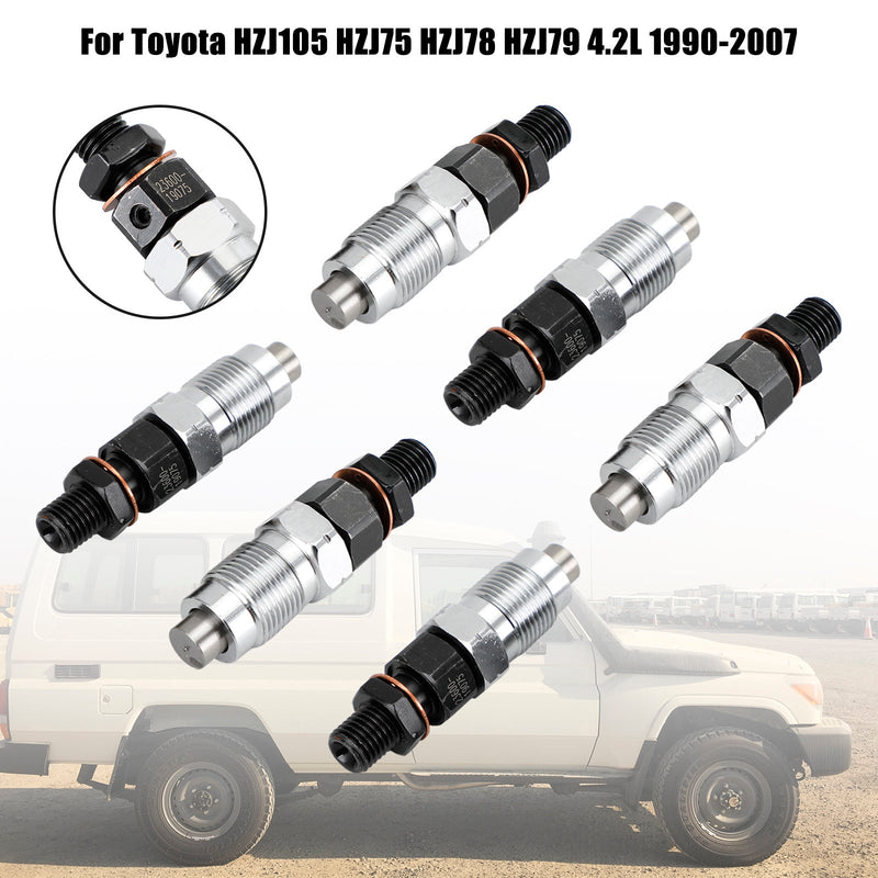 1990-2007 Toyota HZJ105 HZJ75 HZJ78 HZJ79 6 STK drivstoffinjektorer 23600-19075 Fedex Express