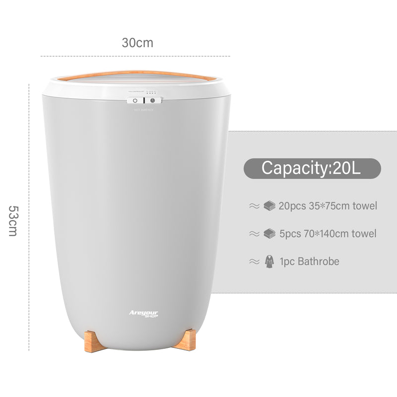 Calentador de toallas estilo cubo, vaporizador de toallas eléctrico para baño, calentamiento rápido para el hogar