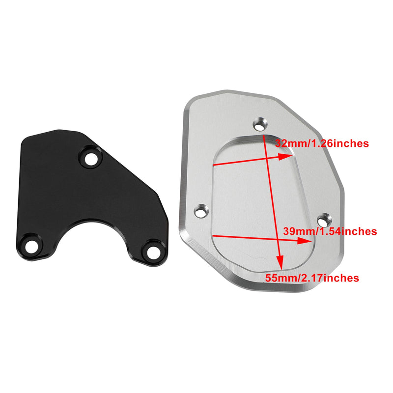 Trident 660 2021 2022 sidestativ forstørret platepute