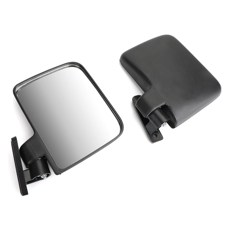 1 par de espejos retrovisores laterales para carrito de golf, espejo retrovisor adecuado para coche club para EZ-GO Yamaha genérico
