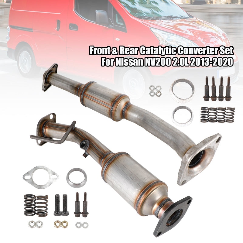 2013-2016 Nissan NV200 2.0L Kit convertidor catalítico delantero y trasero genérico