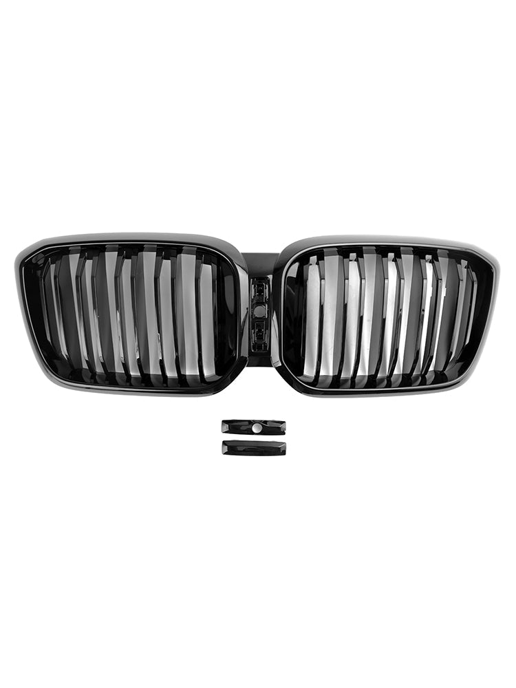 BMW X3 X4 G01 G02 2022 2023 blank svart främre njurgrill