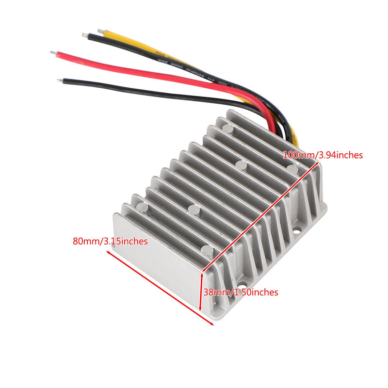 Vedenpitävä 24 V - 13,8 V 30 A 414 W DC/DC tehomuunnin alennussäädin