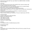 Svart aluminiums bremsepedalspak for BMW R1250Gs, Adventure 2019+