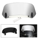 Motorsykkel Justerbar Clip On Windshield Extension Spoiler Vindavviser