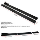 86,6" Universal Sideskjørt Extension Sill Strip Splitter Lip Polypropylene Generisk