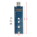 Adaptér M.2 na USB B klíč M.2 Adaptér SSD protokolu SATA pro 2230 2242 2260 2280