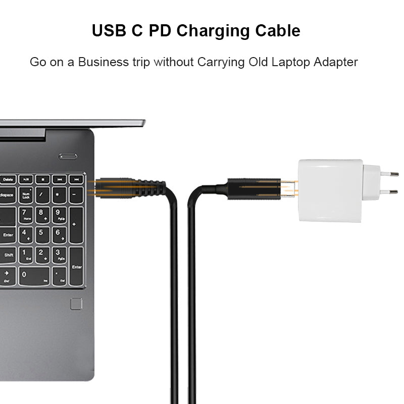 USB PD Type C -latauskaapeli 4.0*1.35mm Sopii ASUS Q503UA Q503U Q503