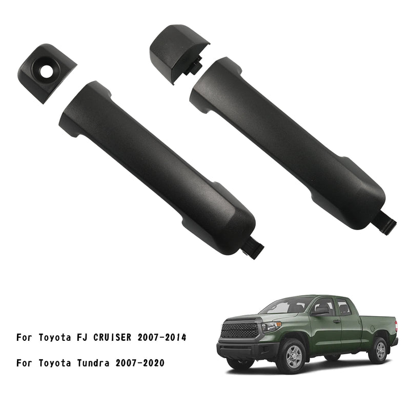 2x manija de puerta exterior negra 69210-0c010 para Toyota FJ Cruiser 07-14/Tundra 07